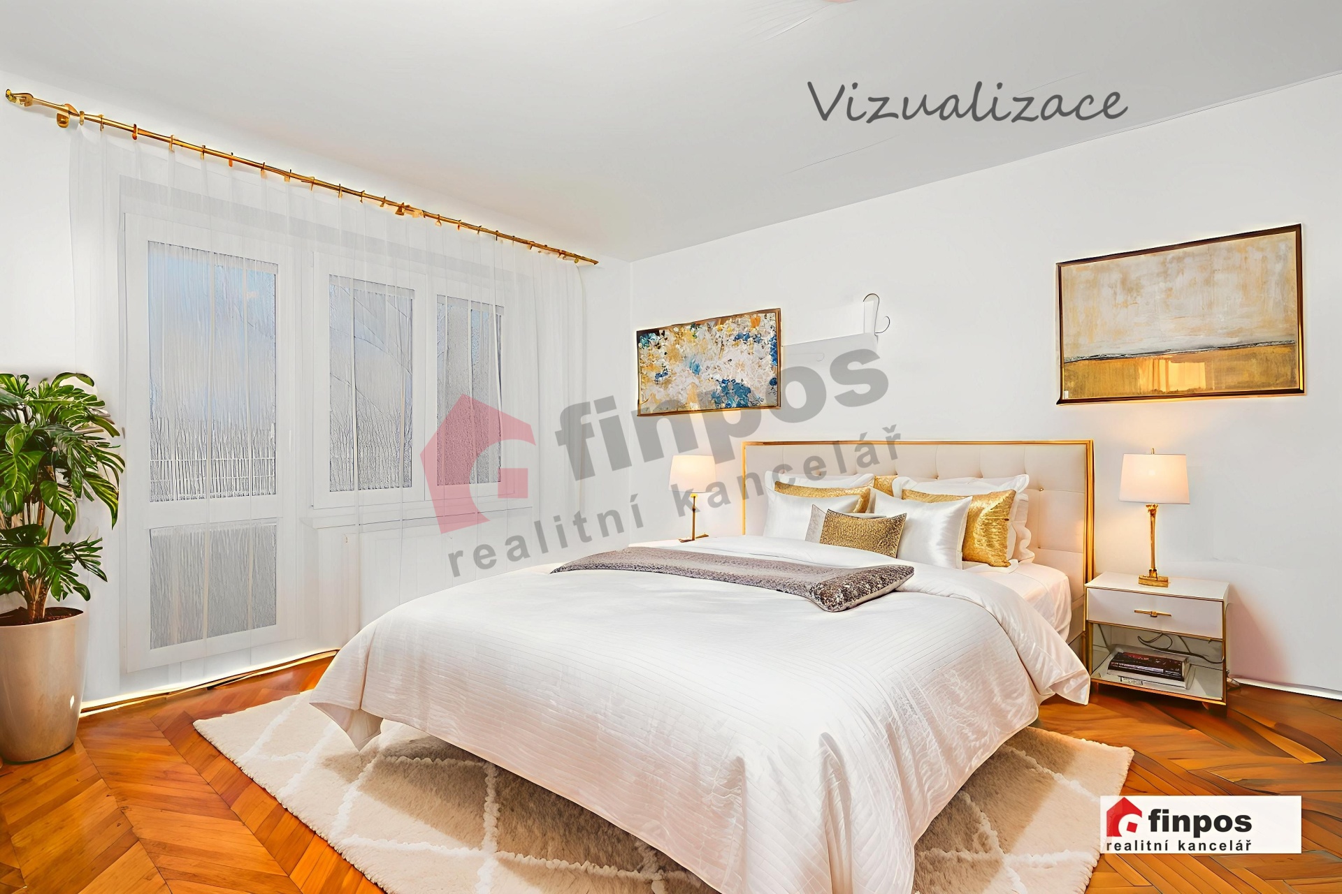 Pronájem příjemného bytu 2+1, 70 m2 s balkonem + 2x sklep, Trocnovská ul. č.p. 2181 Tábor