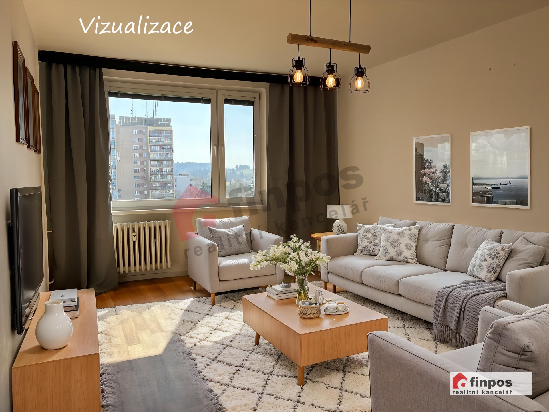 Prodej pěkného bytu 1+1 (47,1 m2) s velkým sklepem, zděné jádro, ul. Budovatelů v Příbrami