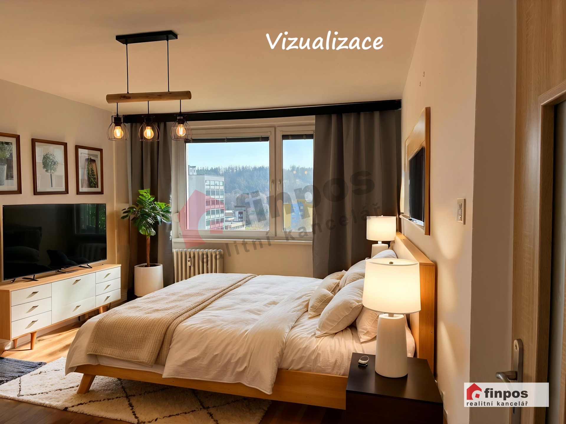 Prodej pěkného bytu 1+1 (47,1 m2) s velkým sklepem, zděné jádro, ul. Budovatelů v Příbrami