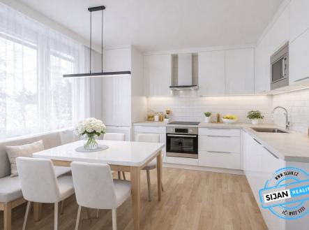 Kuchyň- vizualizace | Prodej bytu, 3+1, 72 m²