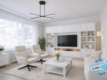 Obyvák-vizualizace | Prodej bytu, 3+1, 72 m²