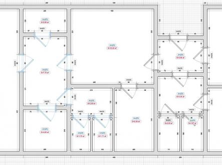 Půdorys Hlučín | Pronájem - kanceláře, 130 m²