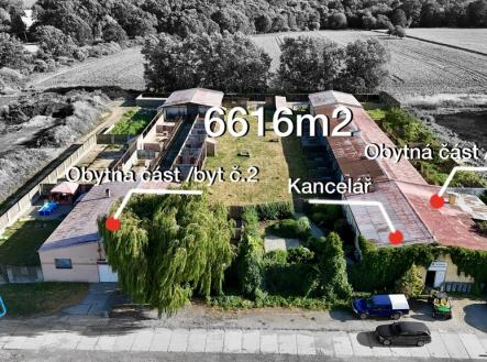 Areál Slezské Pavlovice | Prodej - zemědělský objekt, 6 616 m²