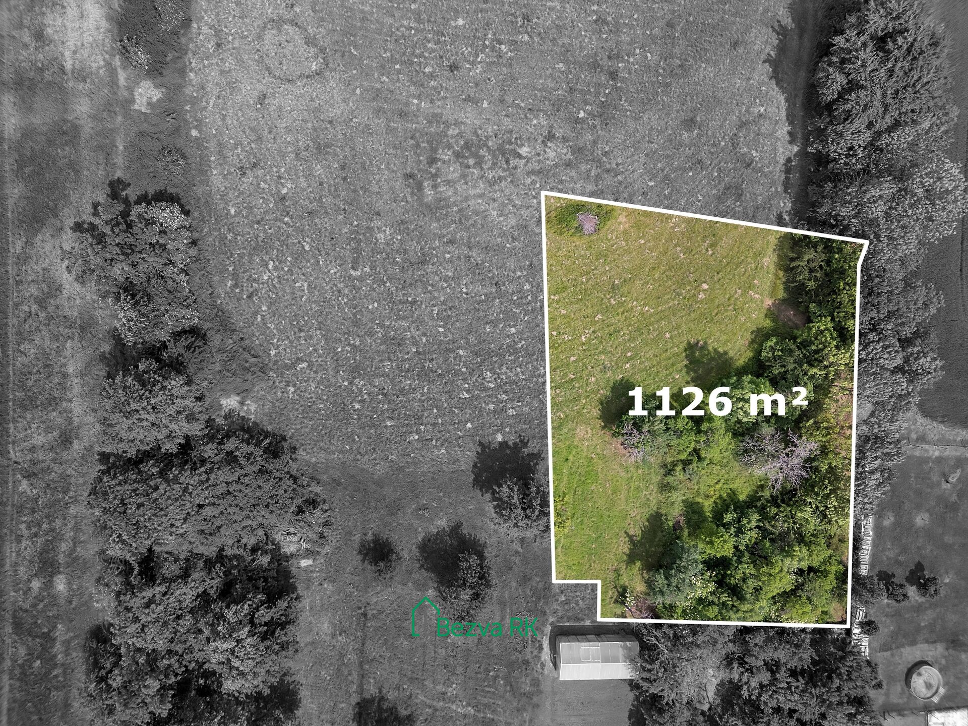 Prodej stavebního pozemku 1126 m² – Levín u Berouna