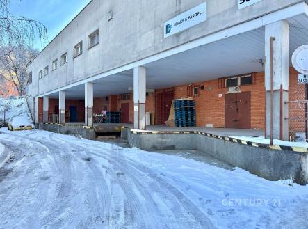 Rampy + vstup do objektu | Pronájem - skladovací prostor, 503 m²
