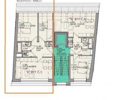 . | Prodej bytu, 3+kk, 59 m²