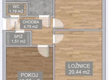 . | Prodej bytu, 3+1, 81 m²