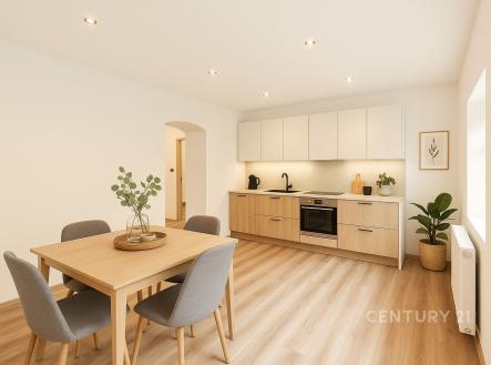 . | Pronájem bytu, 2+kk, 56 m²