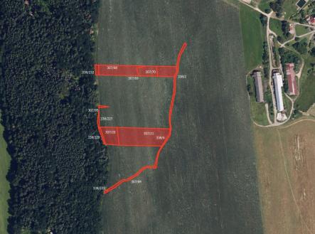 fotografie | Prodej - pozemek, zemědělská půda, 12 453 m²