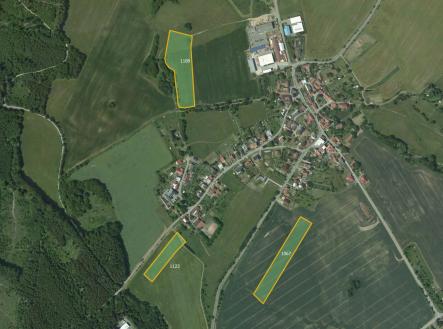 Prodej - pozemek, zemědělská půda, 21 531 m²