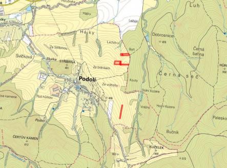 fotografie | Prodej - pozemek, trvalý travní porost, 13 256 m²