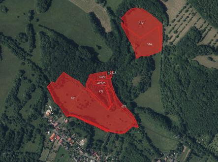 fotografie | Prodej - pozemek, trvalý travní porost, 58 156 m²