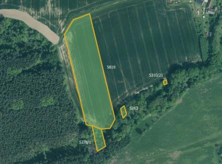 fotografie | Prodej - pozemek, zemědělská půda, 77 267 m²