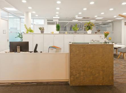 Regus_Prague, IP Pavlova _Czech Republic_Centre 3697_Reception 1 | Pronájem - kanceláře, 75 m²
