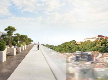 Skylight X - terasa | Pronájem - kanceláře, 1 500 m²