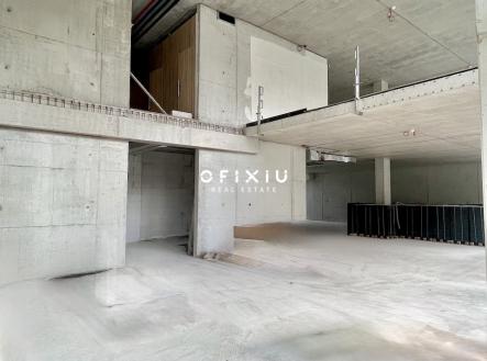 1NP Vstup do Duplex | Pronájem - obchodní prostor, 160 m²