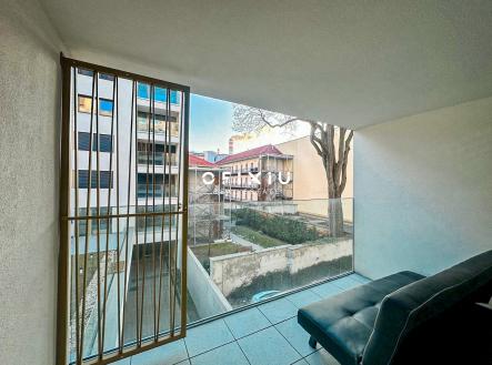 balkon | Pronájem bytu, 1+kk, 38 m²