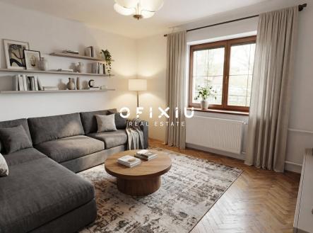 hrusovany_vizualizace_obyvak | Prodej - dům/vila, 160 m²