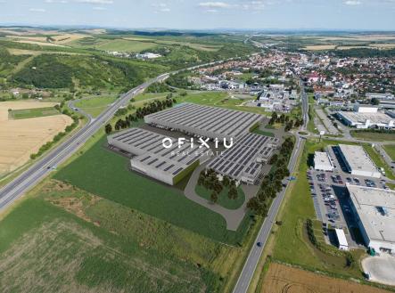 Hustopece | Pronájem - komerční objekt, sklad, 3 000 m²