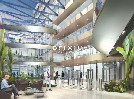 1_ATRIUM_BEZ SCHODISTE | Pronájem - kanceláře, 20 000 m²