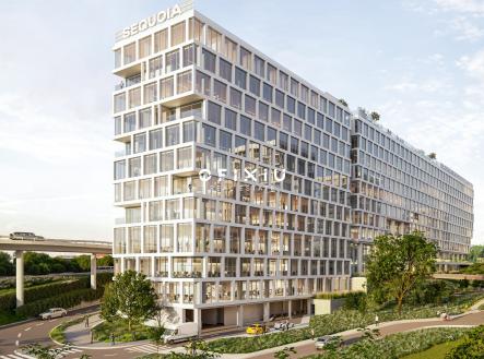 Sequoia_exteriār | Pronájem - kanceláře, 500 m²