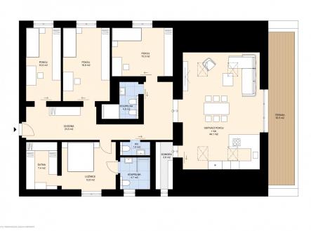 Půdorys - byt 5+kk.jpg | Prodej bytu, 5+kk, 180 m²