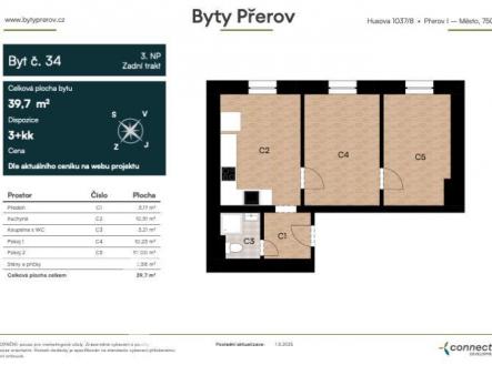 Byt c. 34.jpg | Prodej bytu, 3+kk, 40 m²