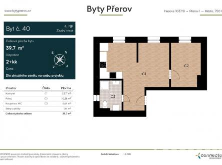 byt 40.jpg | Prodej bytu, 2+kk, 40 m²