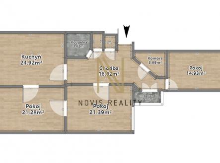 rozmery-byt-c-4.jpg | Pronájem bytu, 3+1, 110 m²