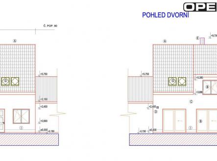 Projekt - pohledy 1.jpg | Prodej - pozemek pro bydlení, 1 123 m²