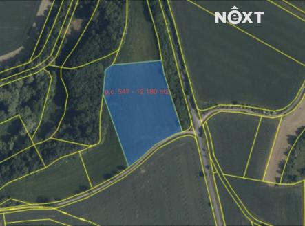 Prodej - pozemek, zemědělská půda, 6 090 m²