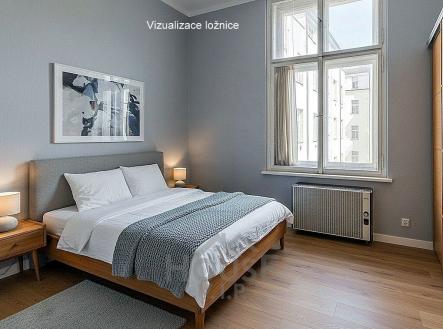 Vizualizace ložnice | Prodej bytu, 2+1, 59 m²