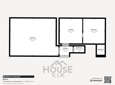 Půdorys | Prodej bytu, 2+1, 59 m²