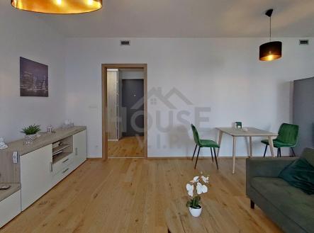 719-B2-Sokolova-Living-Room | Pronájem bytu, 2+kk, 60 m²