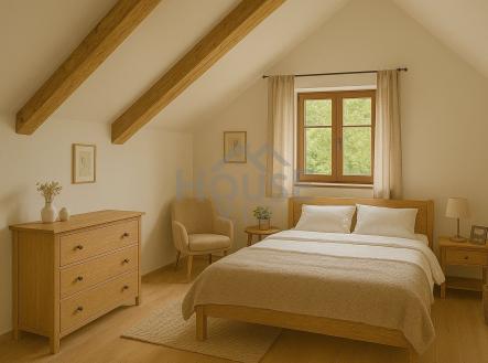 Rodninný dům 4kk Zbečno ložnice | Prodej - dům/vila, 150 m²