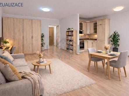V | Prodej bytu, 1+kk, 45 m²