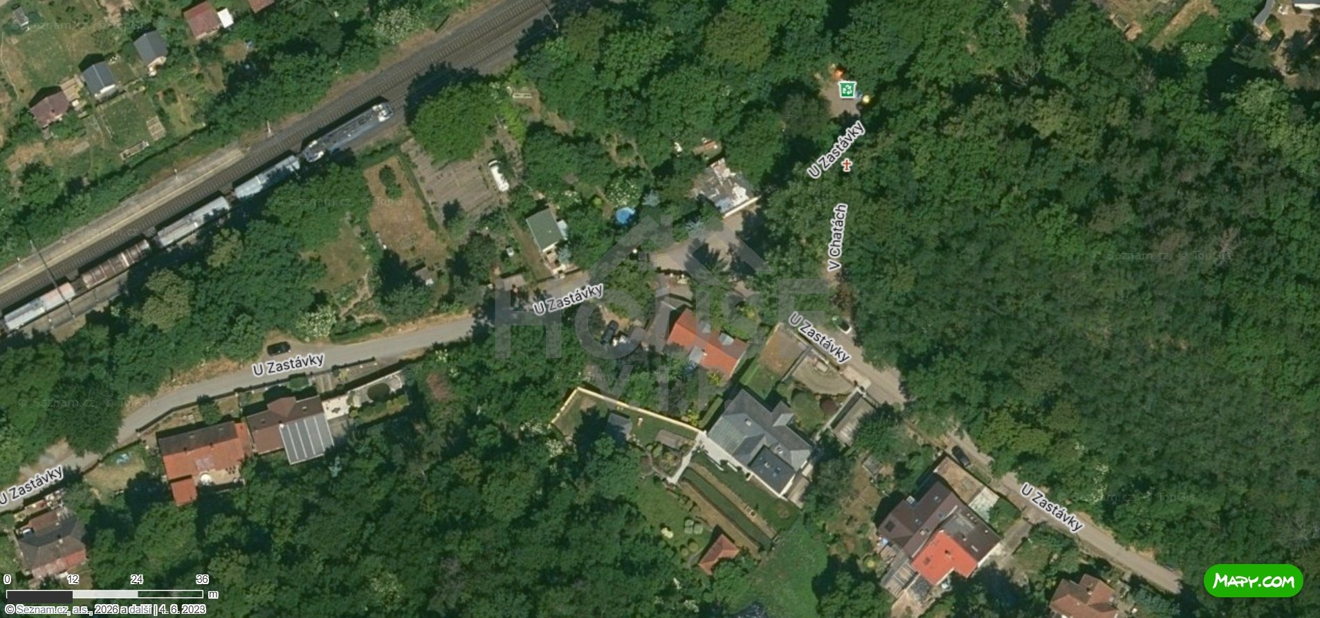 BD Roztoky Zalov letecke foto