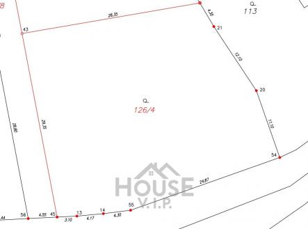 4 -126 4 | Prodej - pozemek pro bydlení, 952 m²
