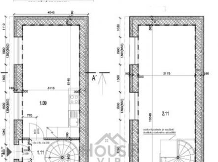 Floorplan | Prodej bytu, 2+kk, 65 m²