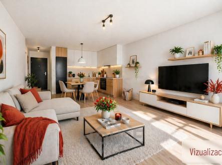 vizual 1 | Prodej bytu, 2+kk, 54 m²