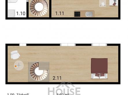FLOOR PLAN 2 PATRO 2+kk | Prodej bytu, 2+kk, 65 m²