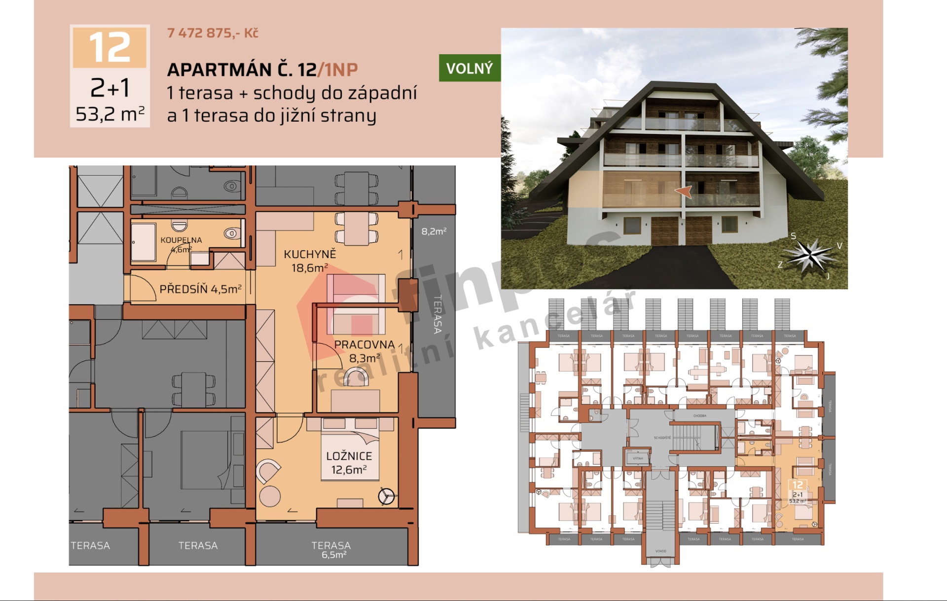 Prodej apartmánu v Krkonoších