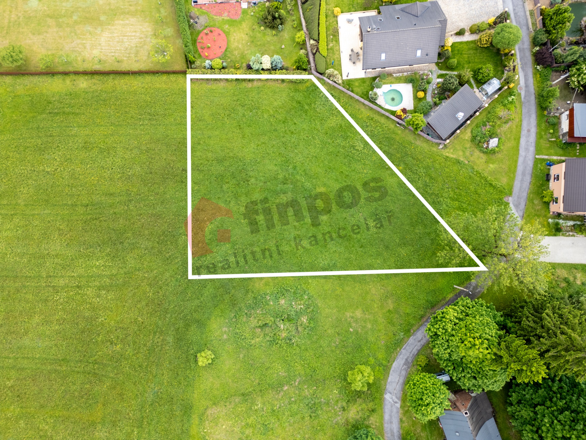 Prodej stavebního pozemku 1725 m2, Maršovice u Jablonce nad Nisou