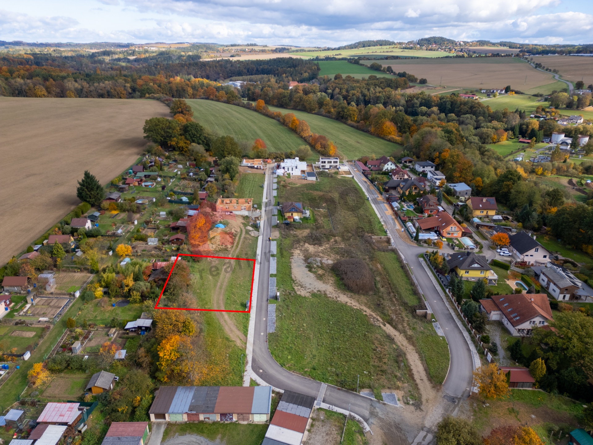 Prodej stavebního pozemku ve Vlašimi