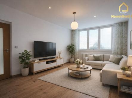 Vizualizace | Pronájem bytu, 1+1, 40 m²