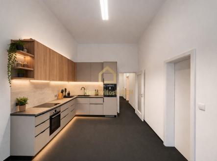 Vizualizace | Prodej bytu, 3+1, 113 m²