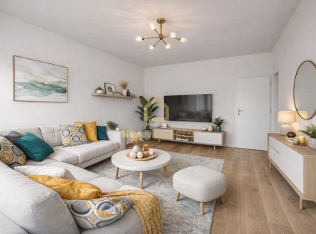 Vizualizace | Prodej bytu, 2+1, 53 m²