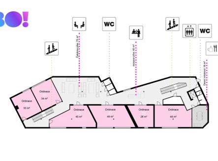 Pronájem - kanceláře, 28 m² obrázek