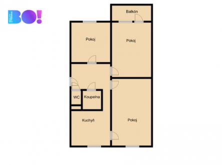 pudorys-1.png | Prodej bytu, 3+1, 75 m²