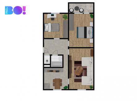 pudorys-2.png | Prodej bytu, 3+1, 75 m²
